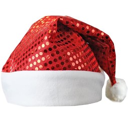 Sequin Santa Supplier - Red Fleece Lining