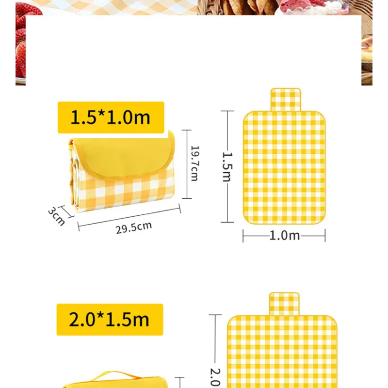 Picnic Mat Supplier - Waterproof Oxford Cloth