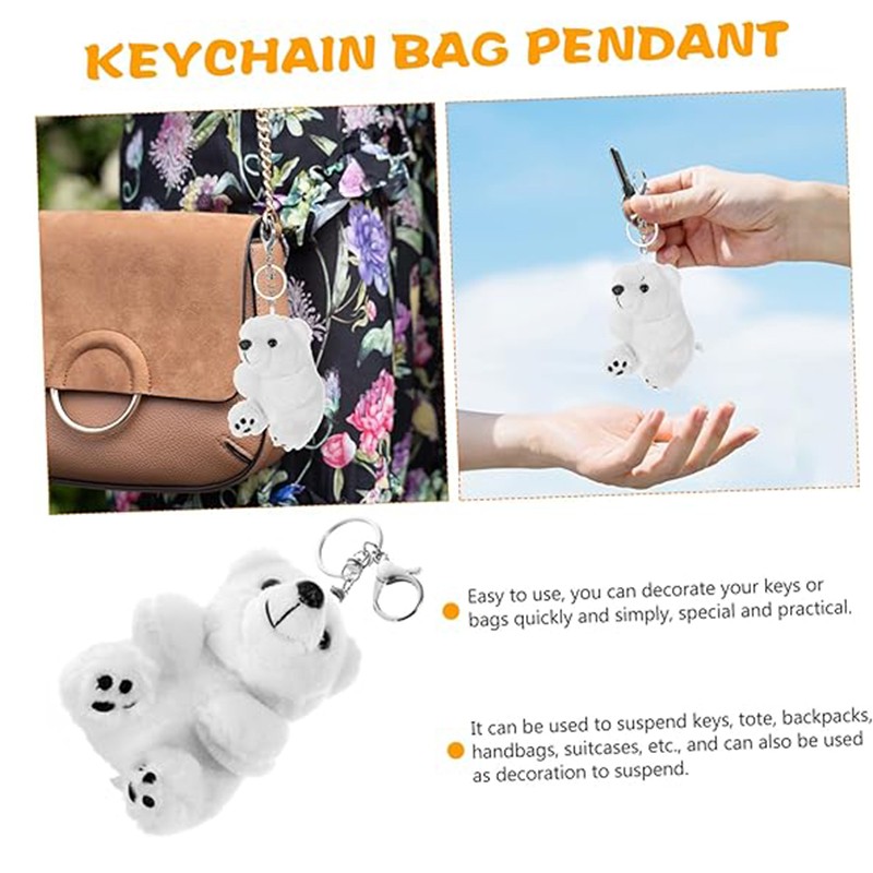Polar Bear Keychain Factory - Mini Plush Backpack