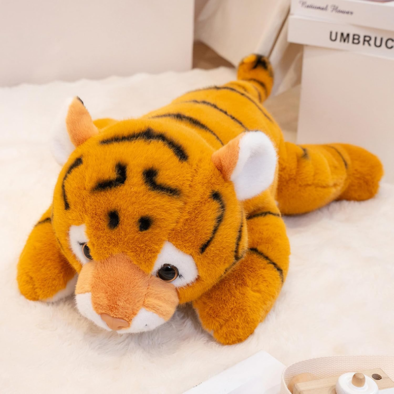 Tiger Plush Factory - Weighted Orange Realistic
