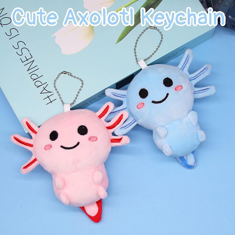 Axolotl Keychain Factory - Kawaii Plush Hanging