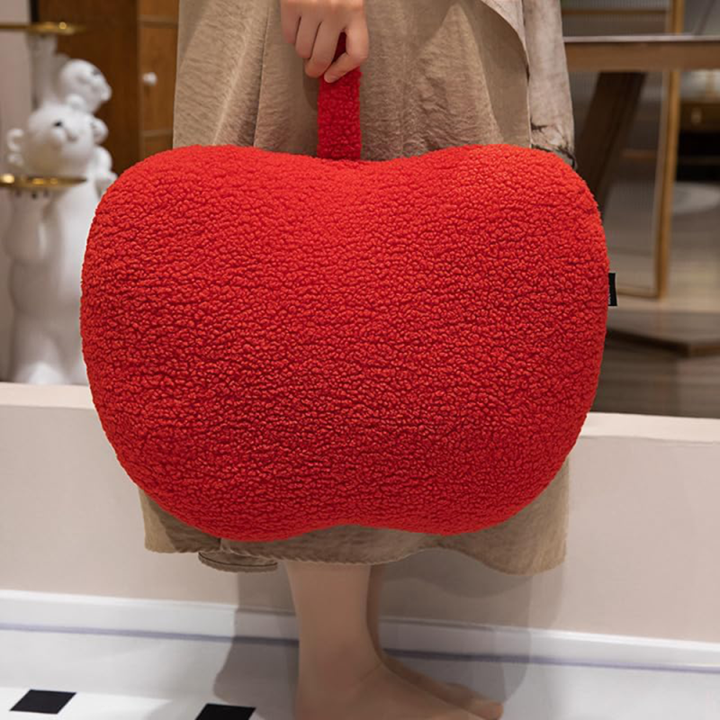 Christmas Pillow Factory - Teddy Fleece Apple