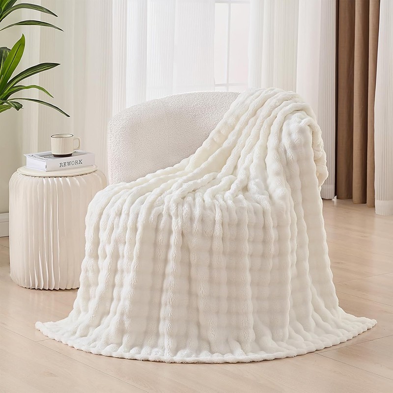 Fleece Blanket Supplier - 3D Bubble Flannel
