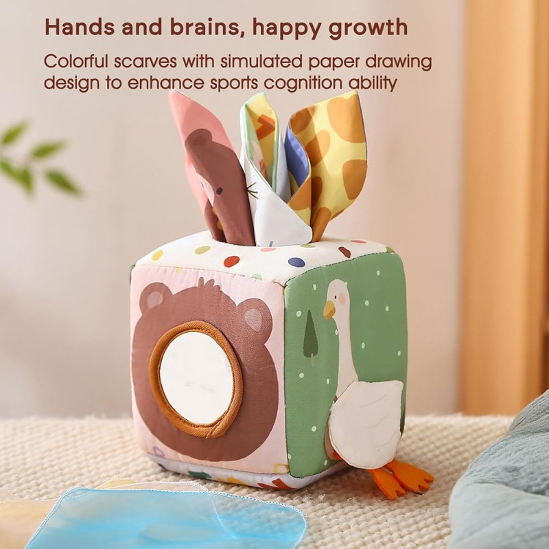 Montessori Toy Supplier - Baby Tissue Box Sensory