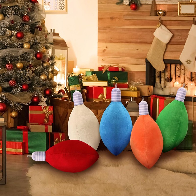 Christmas Pillow Supplier - Light Bulb Plush Decor
