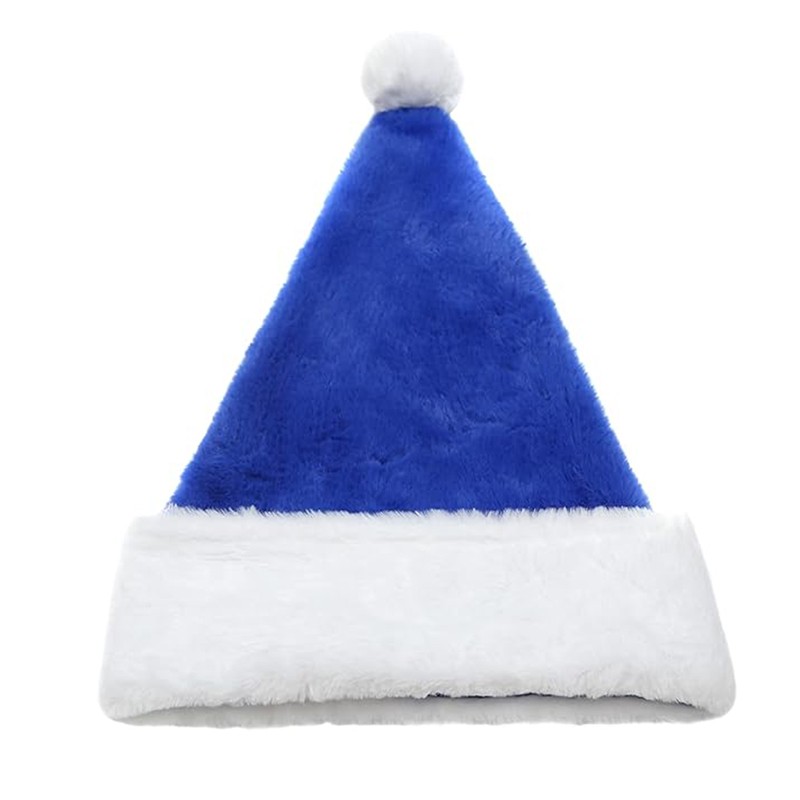 Santa Hat Factory - Blue Velvet Unisex