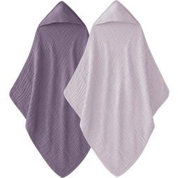 Muslin Towel Factory - Lavender Hooded Fast Drying
