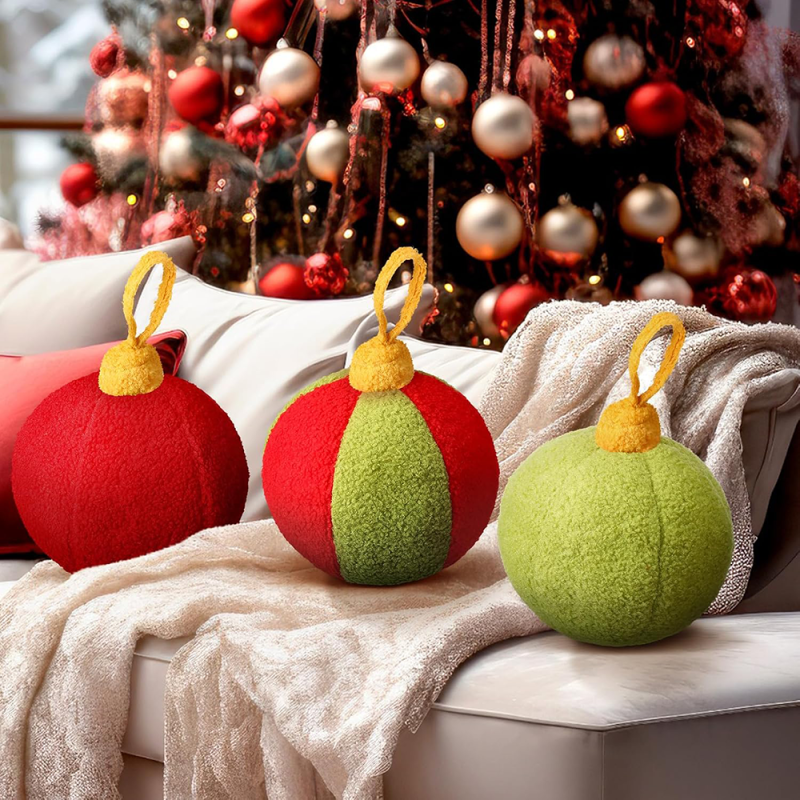 Christmas Pillow Supplier - 3D Bell Throw Plush