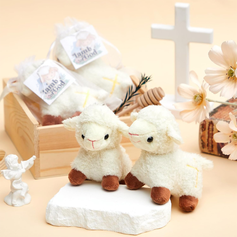 Sheep Keychain Supplier - Religious White Plush