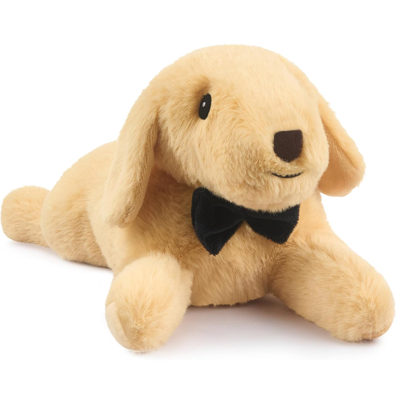 Dog Plush Toy Supplier - Simulation Fluffy Brown