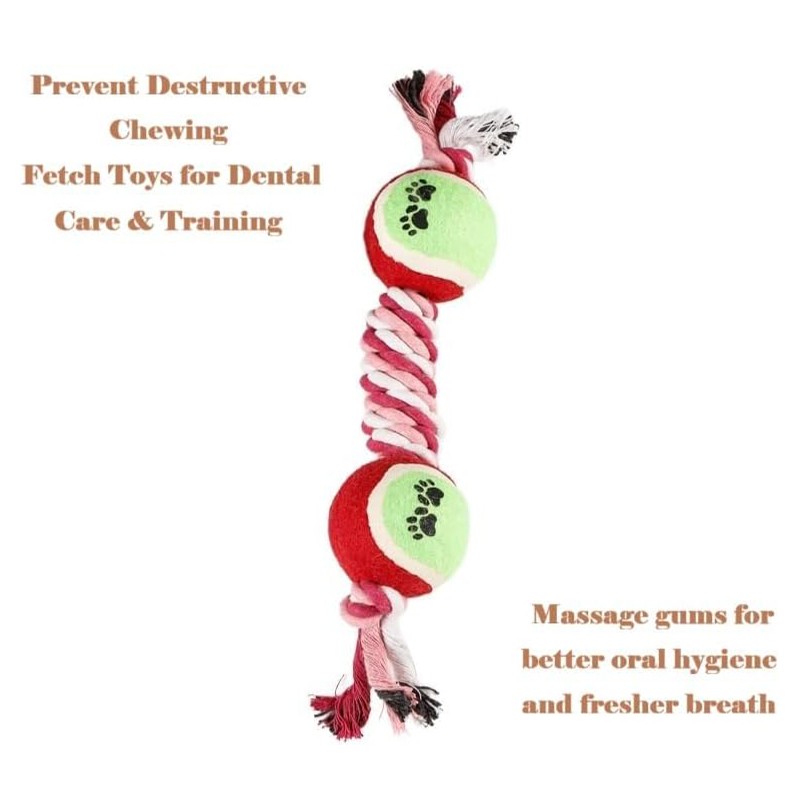 Dog Chew Toy Manufacturer - Cotton Rope Tennis