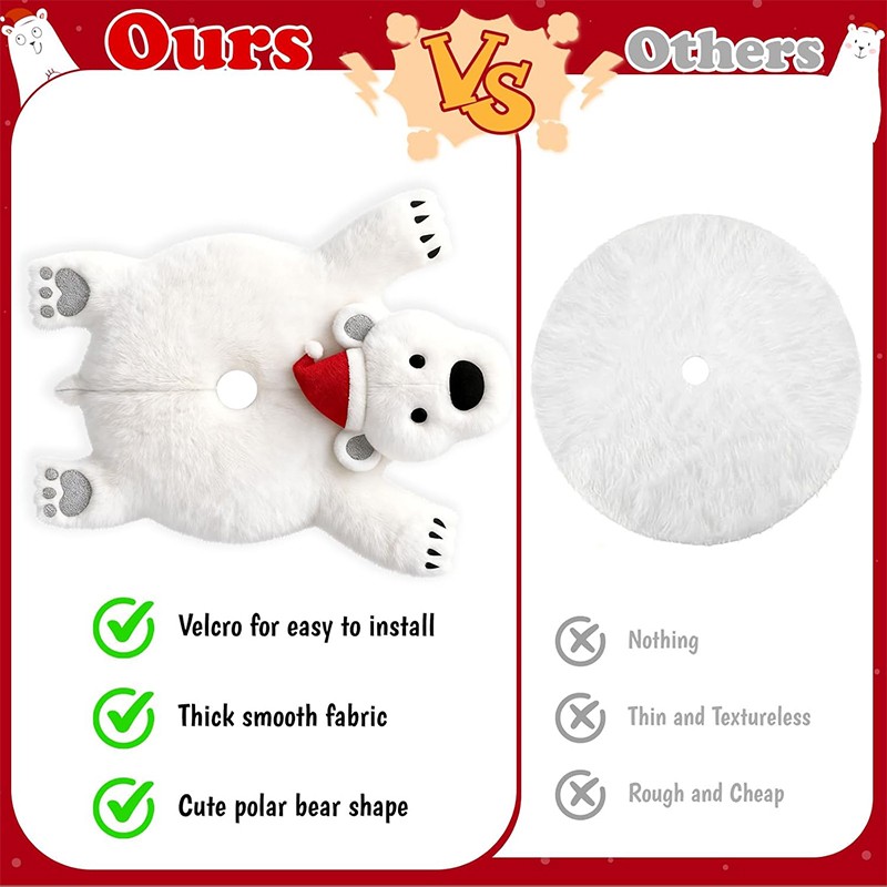 Christmas Tree Skirt Manufacturer - Fluffy Faux Fur
