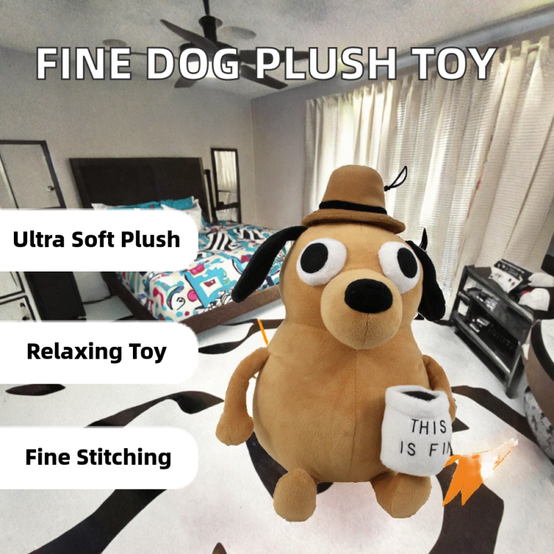 Stuffed Animal Supplier - Dog Super Soft PP Cotton Embroidered