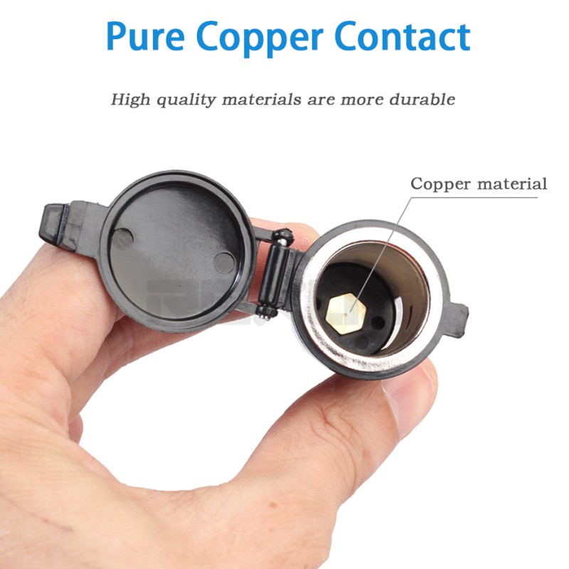 Cigarette Lighter Supplier - 12V 10A 120W Metal Waterproof Dustproof