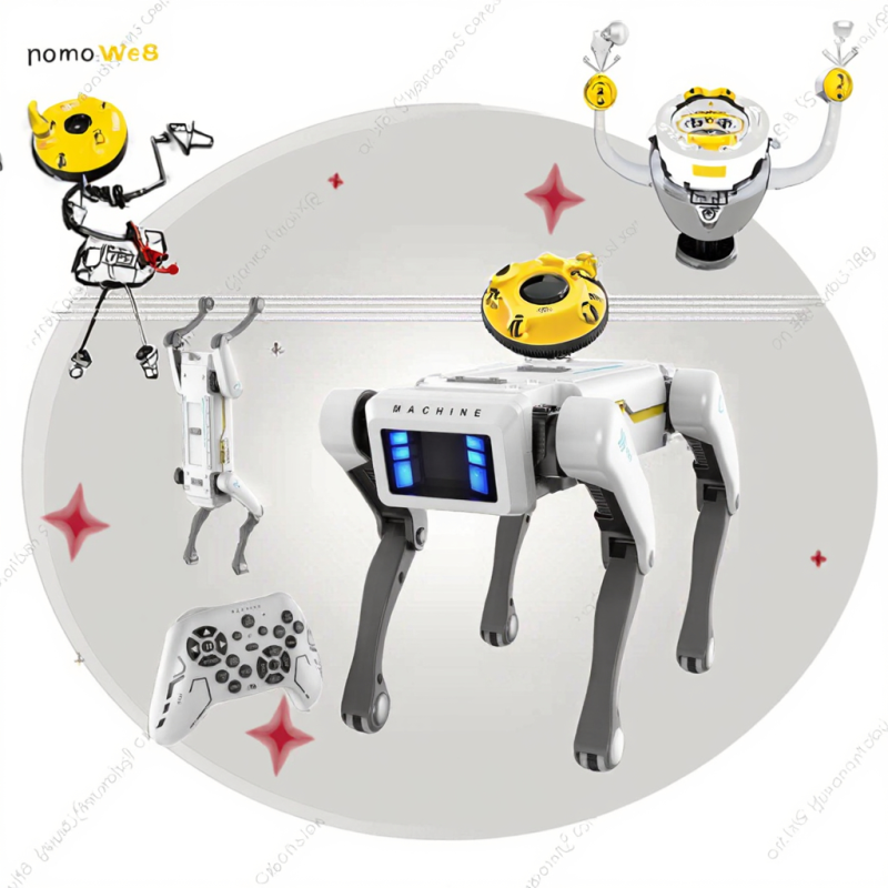 Robot Toy Factory - 1:8 Scale ABS Plastic Musical AI Dog