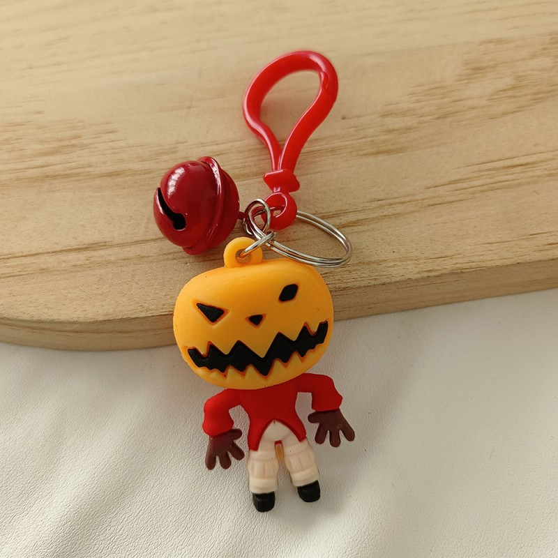Halloween Gift Supplier - Customizable Ghost Pumpkin Anime Keychain