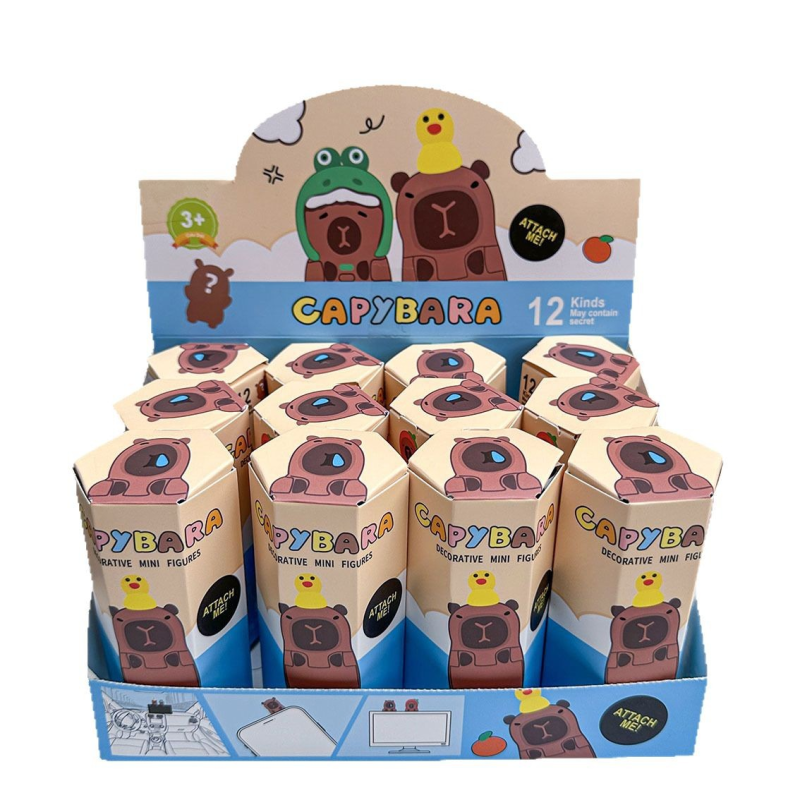 Figure Sticker Supplier - Capybara Trendy Frozen PVC Car Phone