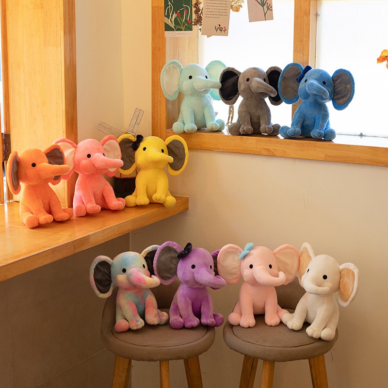 Baby Toy Manufacturer - New Style Cute Colorful Soft Elephant