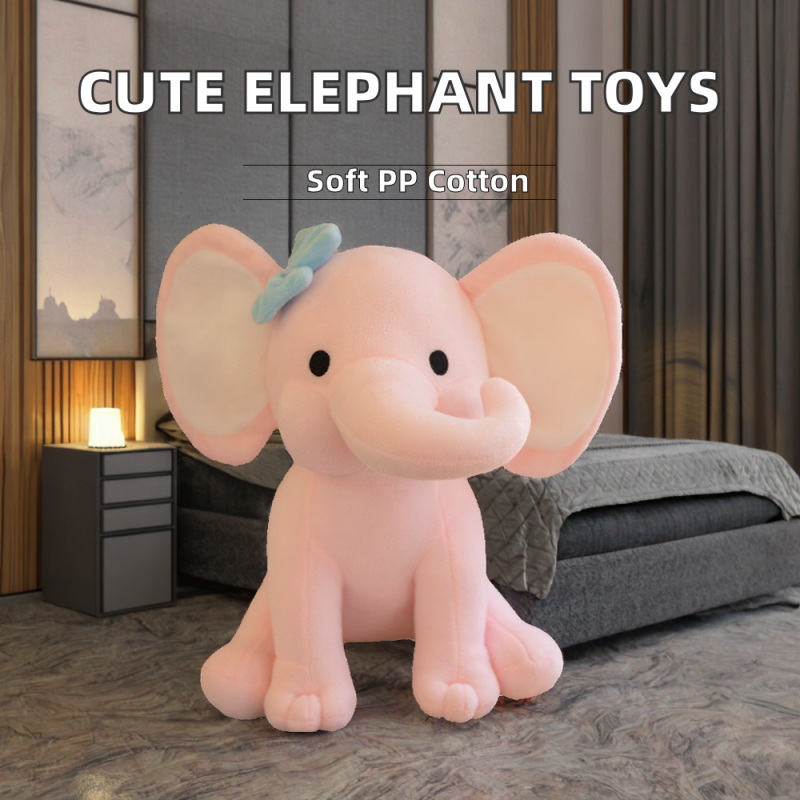 Baby Toy Manufacturer - New Style Cute Colorful Soft Elephant