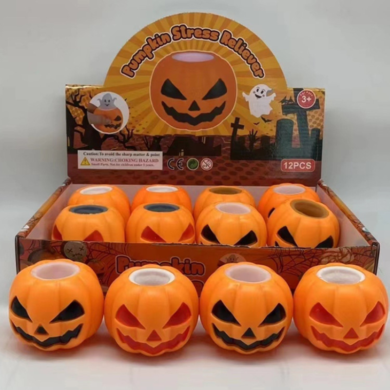 Stress Relief Toy Factory - Halloween Ghost Pumpkin TPR Squeeze
