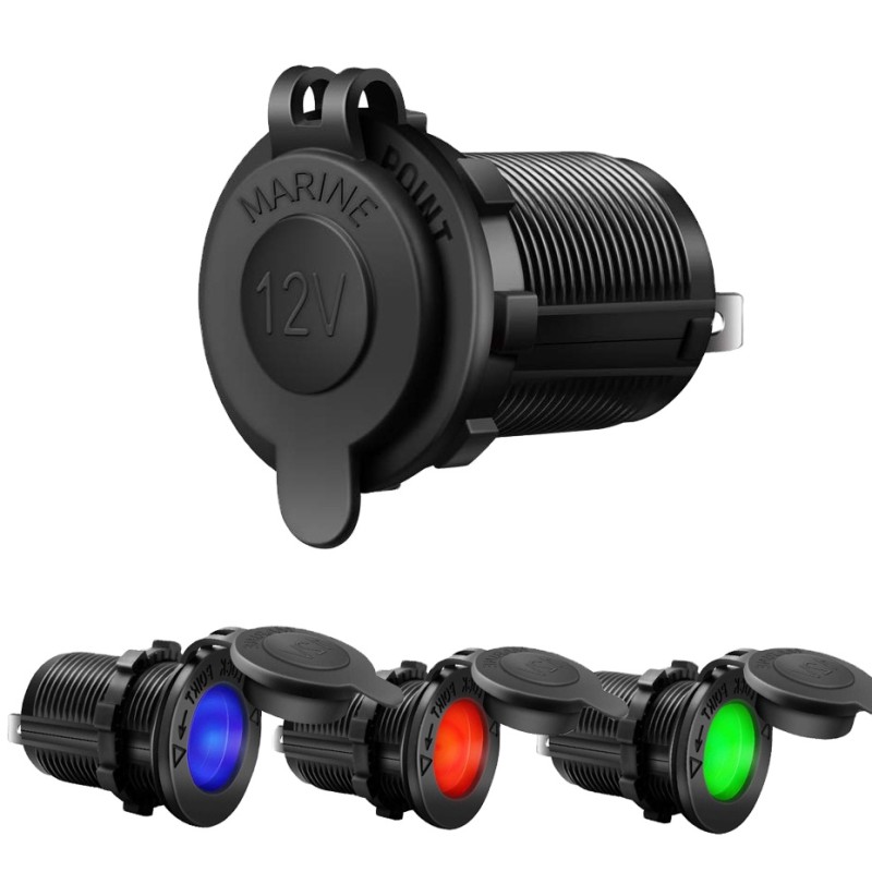 Car Adapter Manufacturer - 120W Waterproof Cigarette Lighter Base