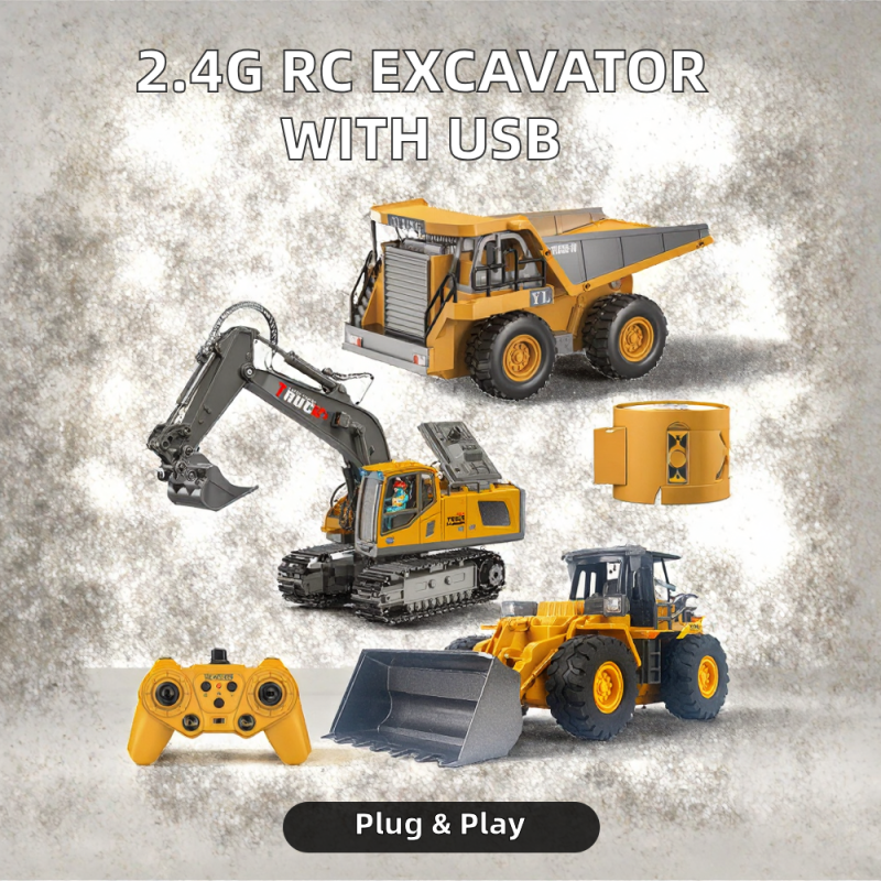 Excavator Toy Factory - Factory Wholesale Expert Level Hydraulic