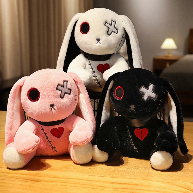 Goth Plush Factory - RT-215 Cute Creepy Bunny Spooky Christmas