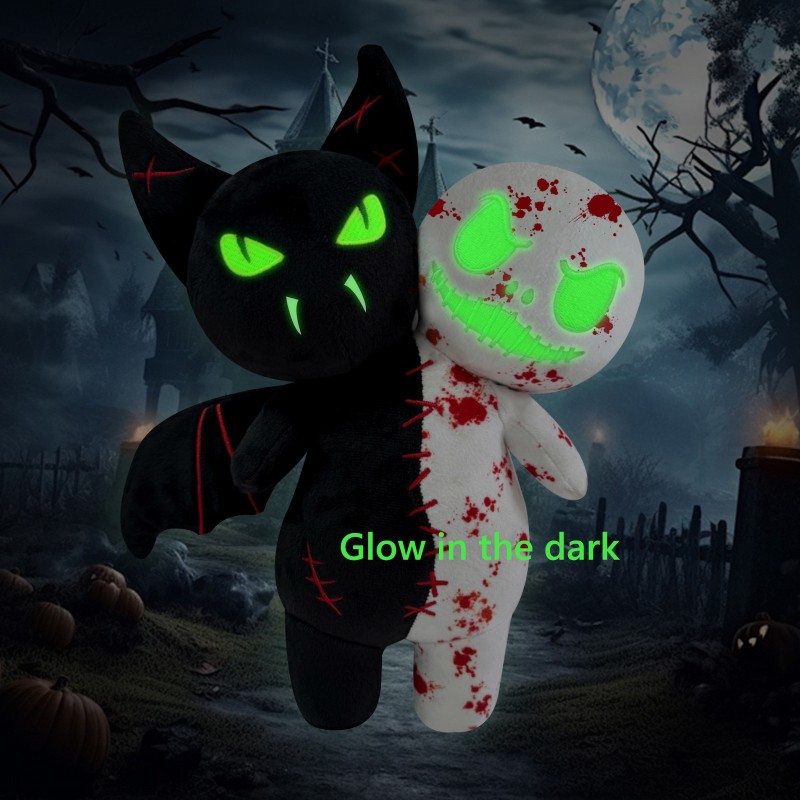 Halloween Doll Supplier - 2024 25cm Double-headed Pumpkin Plush