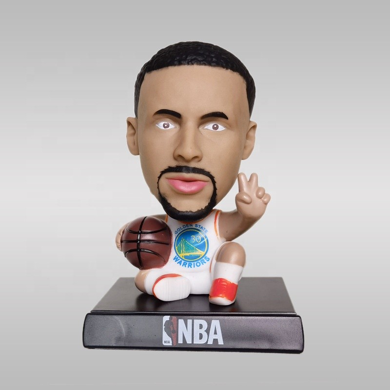 Bobble Head Manufacturer - Stock Basketball Star Kobe Curry Figure