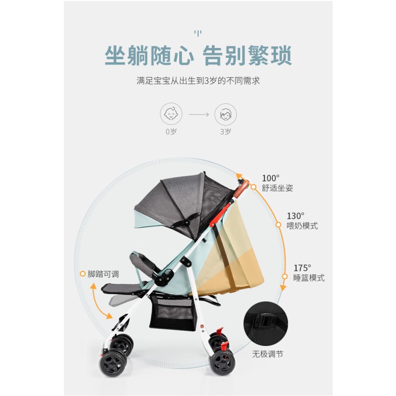 Baby Stroller Supplier - High Quality Aluminum Frame 3 in 1