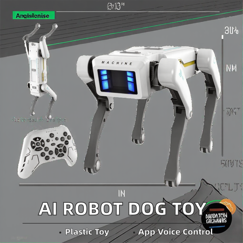 Robot Toy Factory - 1:8 Scale ABS Plastic Musical AI Dog