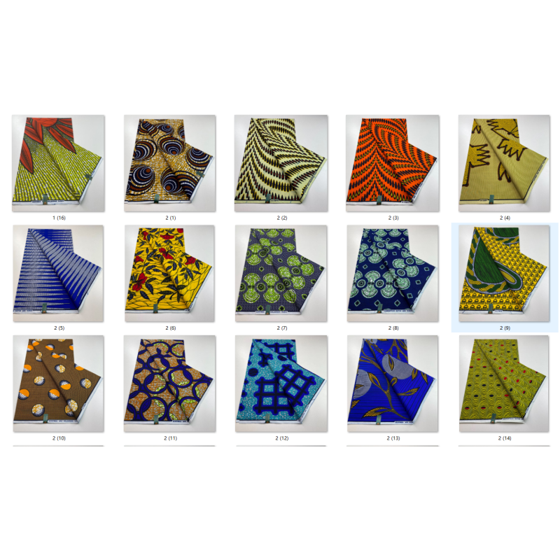 African Wax Fabric Factory - Holland Wax Dutch Cotton 6yd