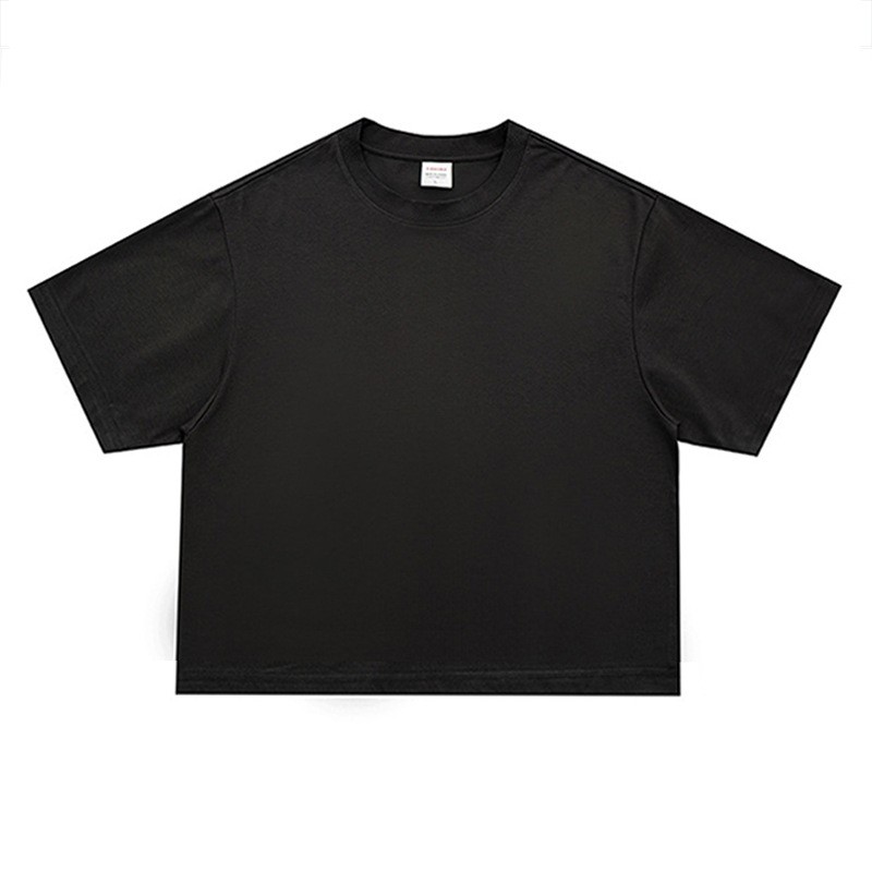 Cotton T Shirt Factory - OEM Custom Embossed O-Neck Bulk