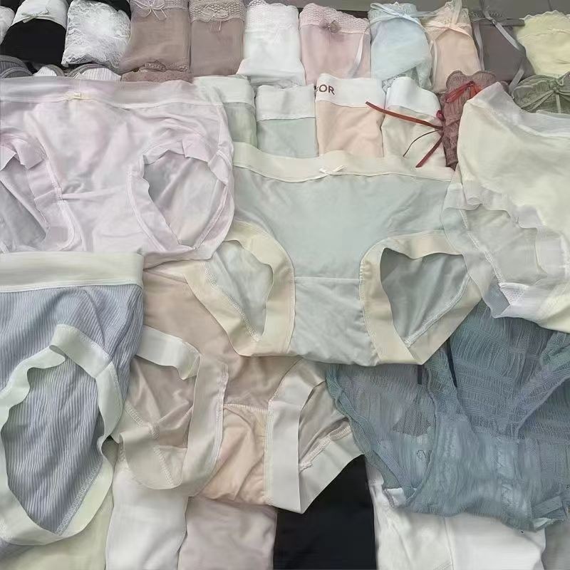 Women Panties Manufacturer - Cheap Cotton Lace Underwear 12pcs Pack