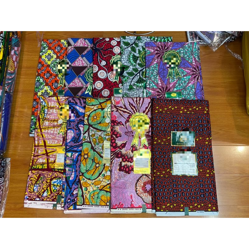 Ankara Prints Supplier - 100% Cotton Lightweight Embossed