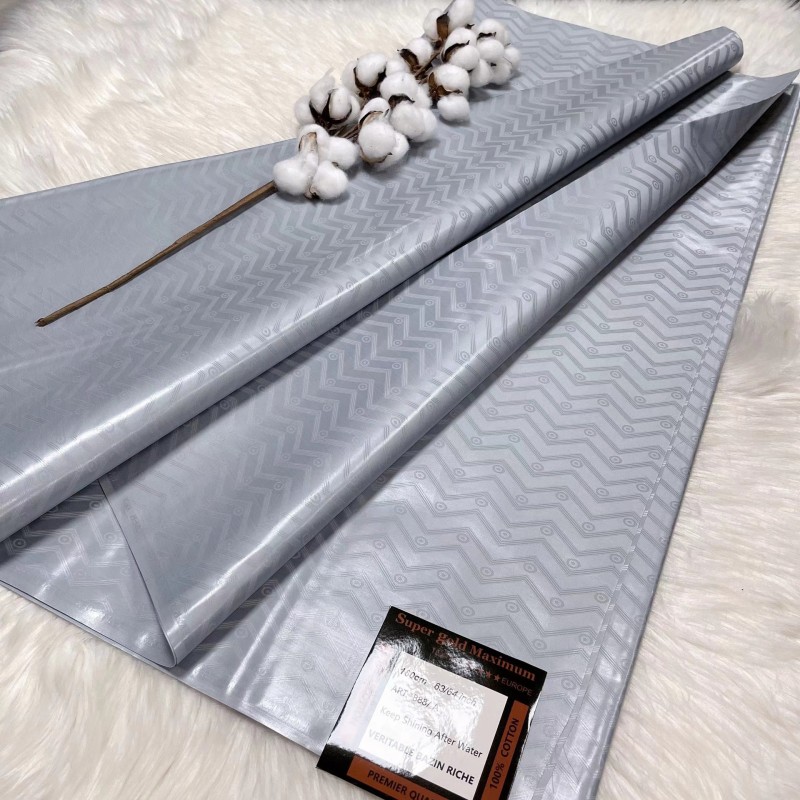 Bazin Fabric Supplier - High Quality Super Magnum Gold