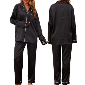 Ladies Pajamas Factory - Summer Four-sided Elastic Digital