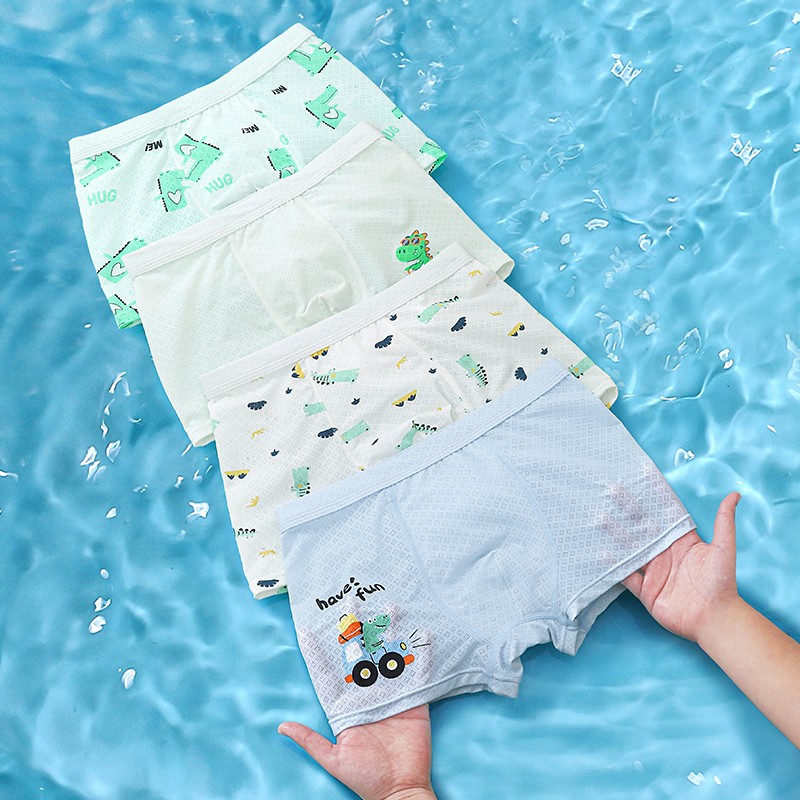 Boys Underwear Supplier - Summer Cotton Cartoon Briefs