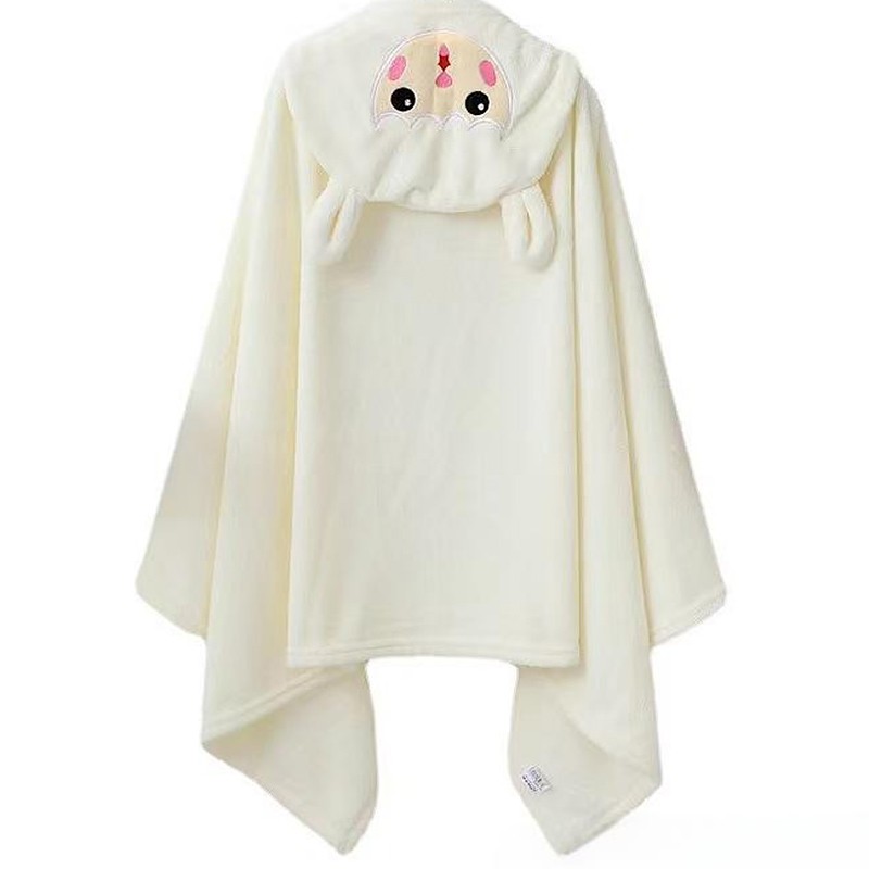 Children Towel Supplier - OEM Hooded Coral Fleece