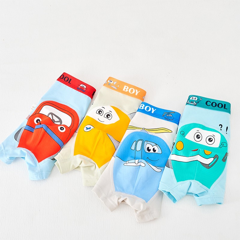 Ice Silk Underwear Factory - Summer Thin Four-corner Girls