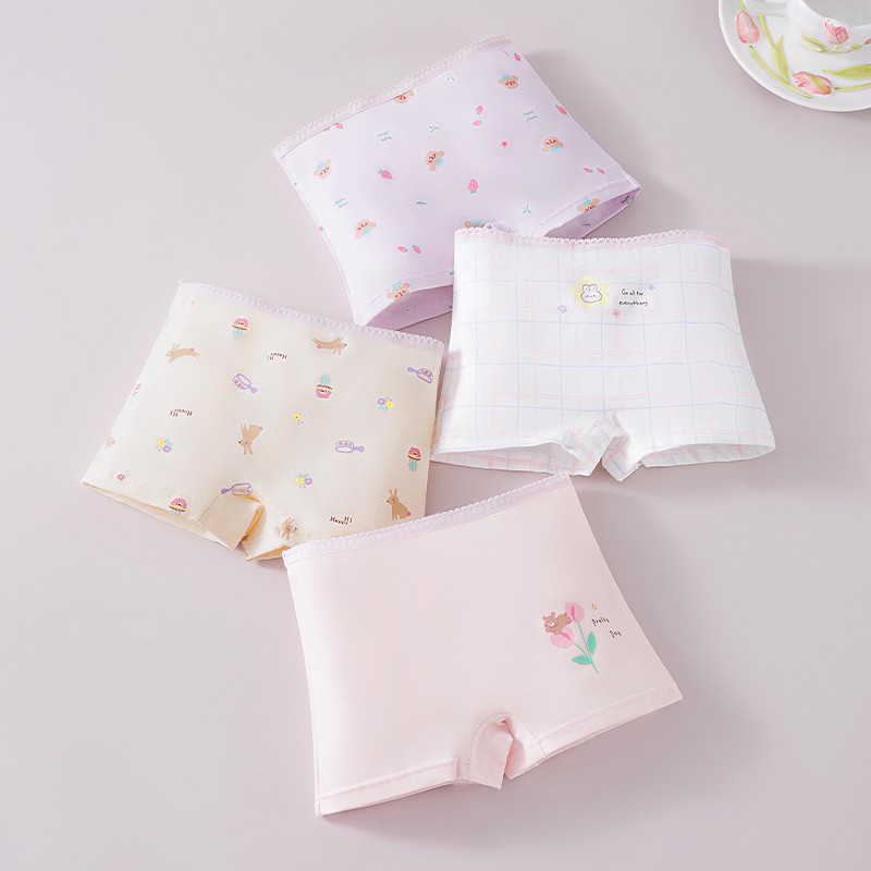 Children Underwear Factory - Cotton Flat Angle Cartoon