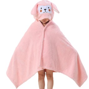 Children Towel Supplier - OEM Hooded Coral Fleece