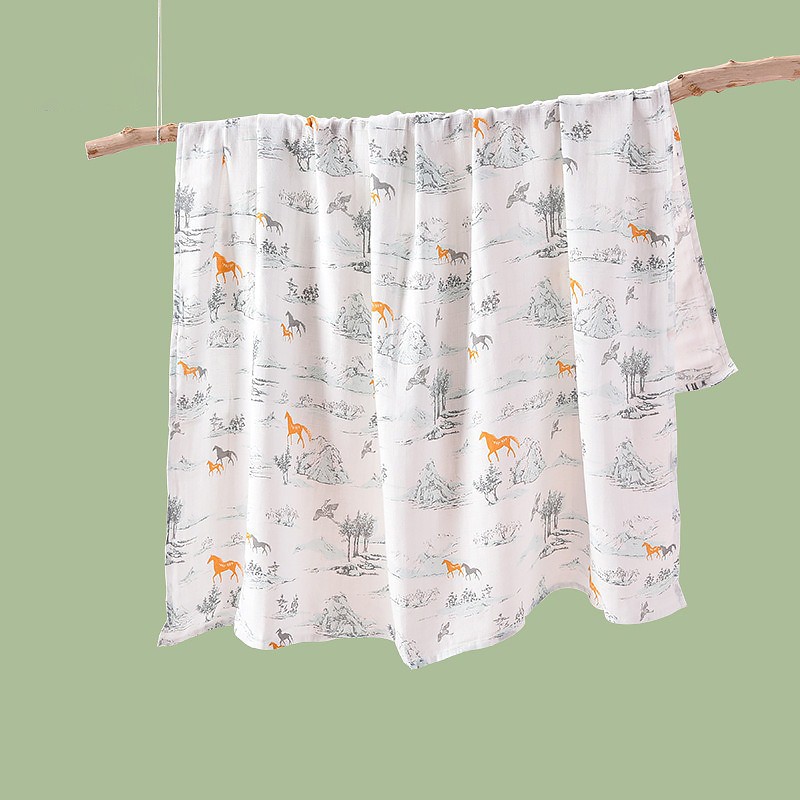 Pure Cotton Blanket Supplier - Four-season Stroller Children