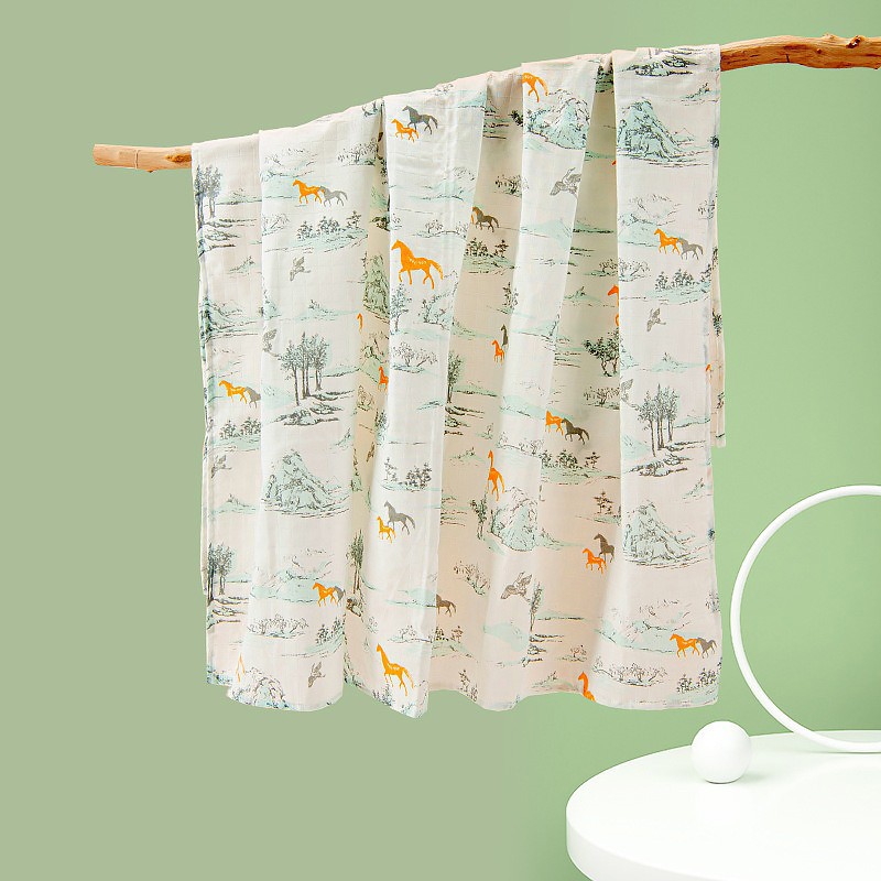 Pure Cotton Blanket Supplier - Four-season Stroller Children