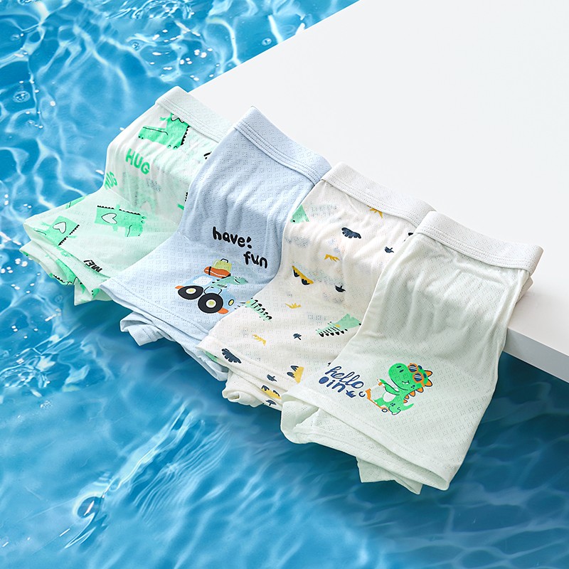 Boys Underwear Supplier - Summer Cotton Cartoon Briefs