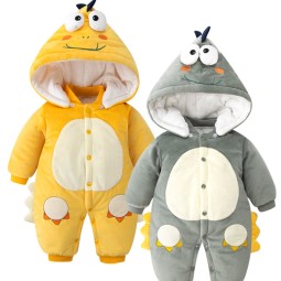 Winter Romper Manufacturer - Thick Quilted Cartoon Pattern