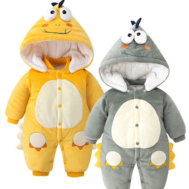 Winter Romper Manufacturer - Thick Quilted Cartoon Pattern