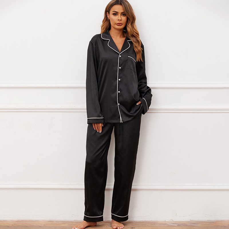 Ladies Pajamas Factory - Summer Four-sided Elastic Digital