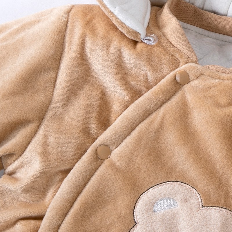 Baby Clothing Manufacturer - Zipper Long Sleeve Onesie