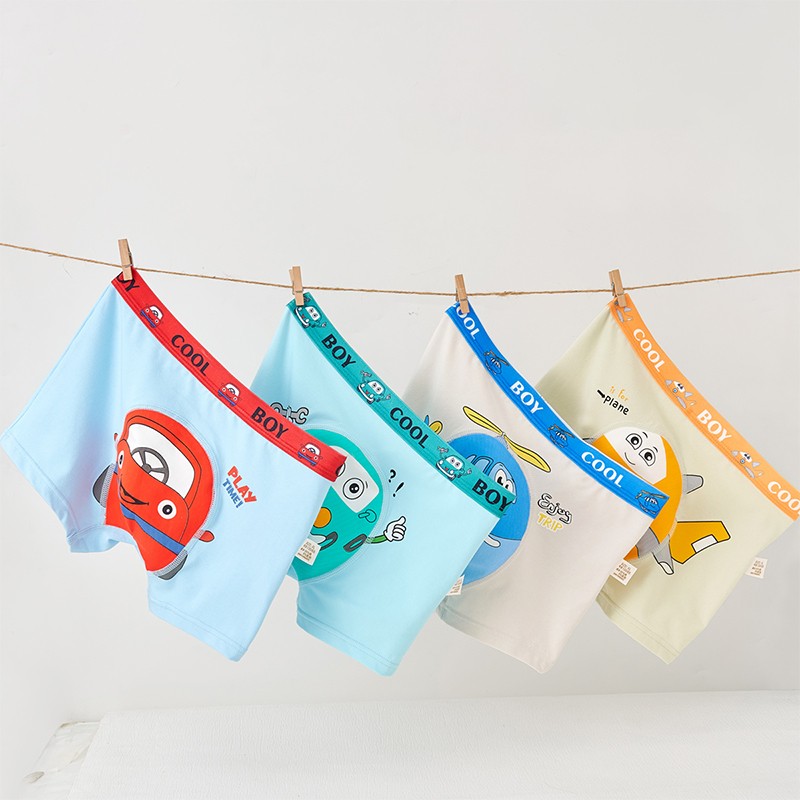 Ice Silk Underwear Factory - Summer Thin Four-corner Girls